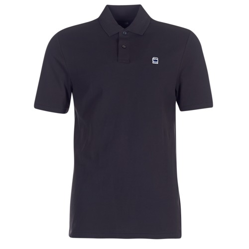 Kleidung Herren Polohemden G-Star Raw DUNDA POLO S/S Schwarz