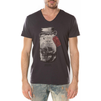 Kleidung Herren T-Shirts Deeluxe T Shirt Homme Expert Noir Schwarz