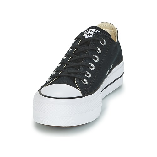 Converse Chuck Taylor All Star Lift Clean Ox Core Canvas Schwarz