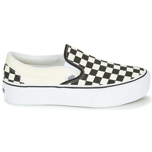 Vans Classic Slip-On Platform Schwarz / Weiss