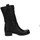 Schuhe Damen Low Boots Bage Made In Italy 140 NERO PELLE Schwarz