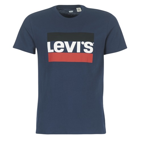 Kleidung Herren T-Shirts Levi's GRAPHIC SPORTSWEAR LOGO Marine