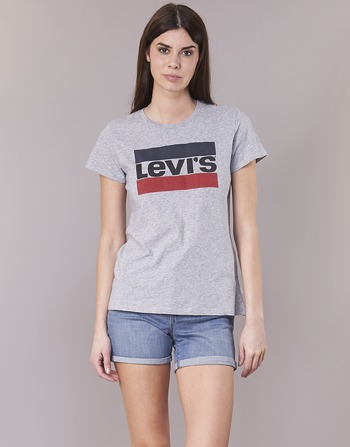 Kleidung Damen T-Shirts Levi's THE PERFECT TEE Grau