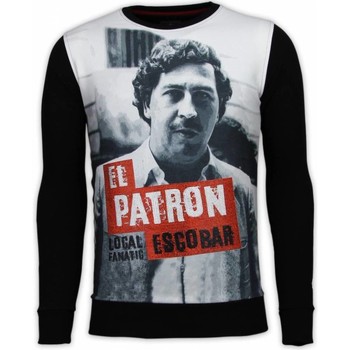 Kleidung Herren Sweatshirts Local Fanatic El Patron Escobar Strass Schwarz