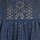 Kleidung Damen Kurze Kleider Manoush NEOPRENE Blau / Goldfarben