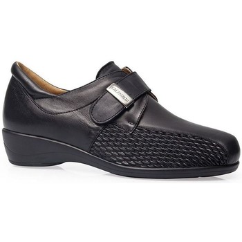 Schuhe Damen Derby-Schuhe & Richelieu Calzamedi STRETCH LEDER SCHUHE W 0678 Schwarz