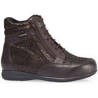 Schuhe Damen Sneaker High Calzamedi DIABETIC ANKLE BOOTS SCALES W0684 Braun