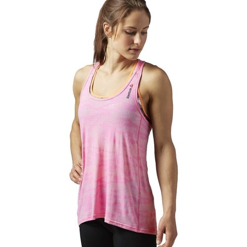 Kleidung Damen T-Shirts Reebok Sport OS BO Breeze Tank Rosa
