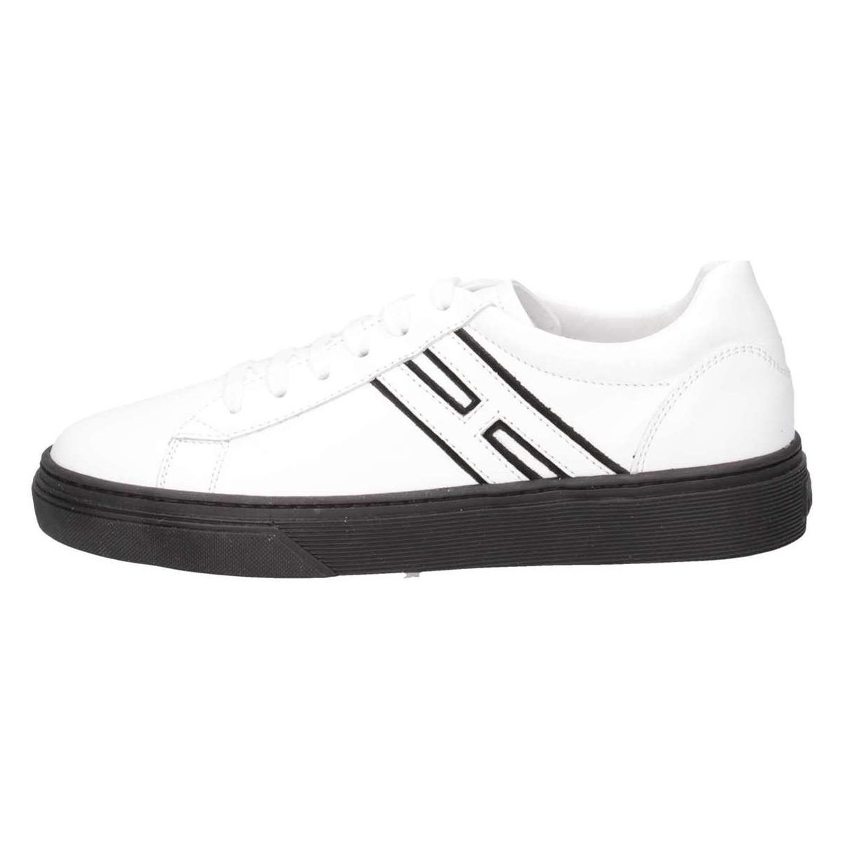 Schuhe Jungen Sneaker Low Hogan HXC3400K390G9Q0001 Sneaker Kind weiß Weiss
