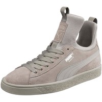 Schuhe Damen Sneaker Puma W. SUEDE FIERCE Grau