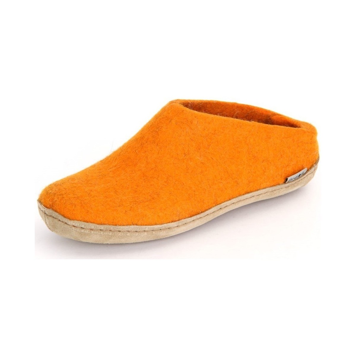 Schuhe Damen Hausschuhe Glerups DK Open Heel Orange