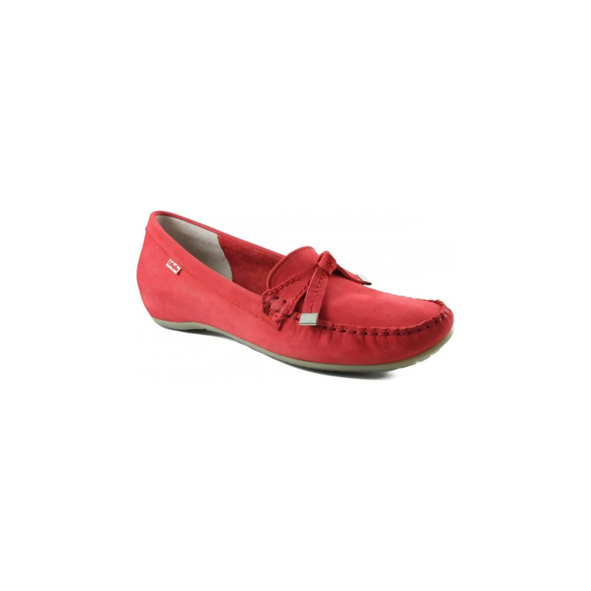 Schuhe Damen Slipper CallagHan sehr komfortabel Mokassin Frau Rot