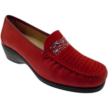 Schuhe Damen Slipper Calzaturificio Loren LOK3988ro Rot