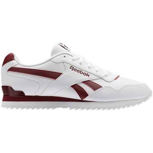 Schuhe Herren Sneaker Low Reebok Sport Royal Glide Ripple Clip Rot, Weiß