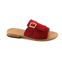 Schuhe Damen Pantoffel Antichi Romani ANT-E18-845-RO Rot