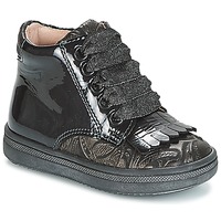Schuhe Mädchen Sneaker High Acebo's DOLAGIRI Schwarz / Silbern
