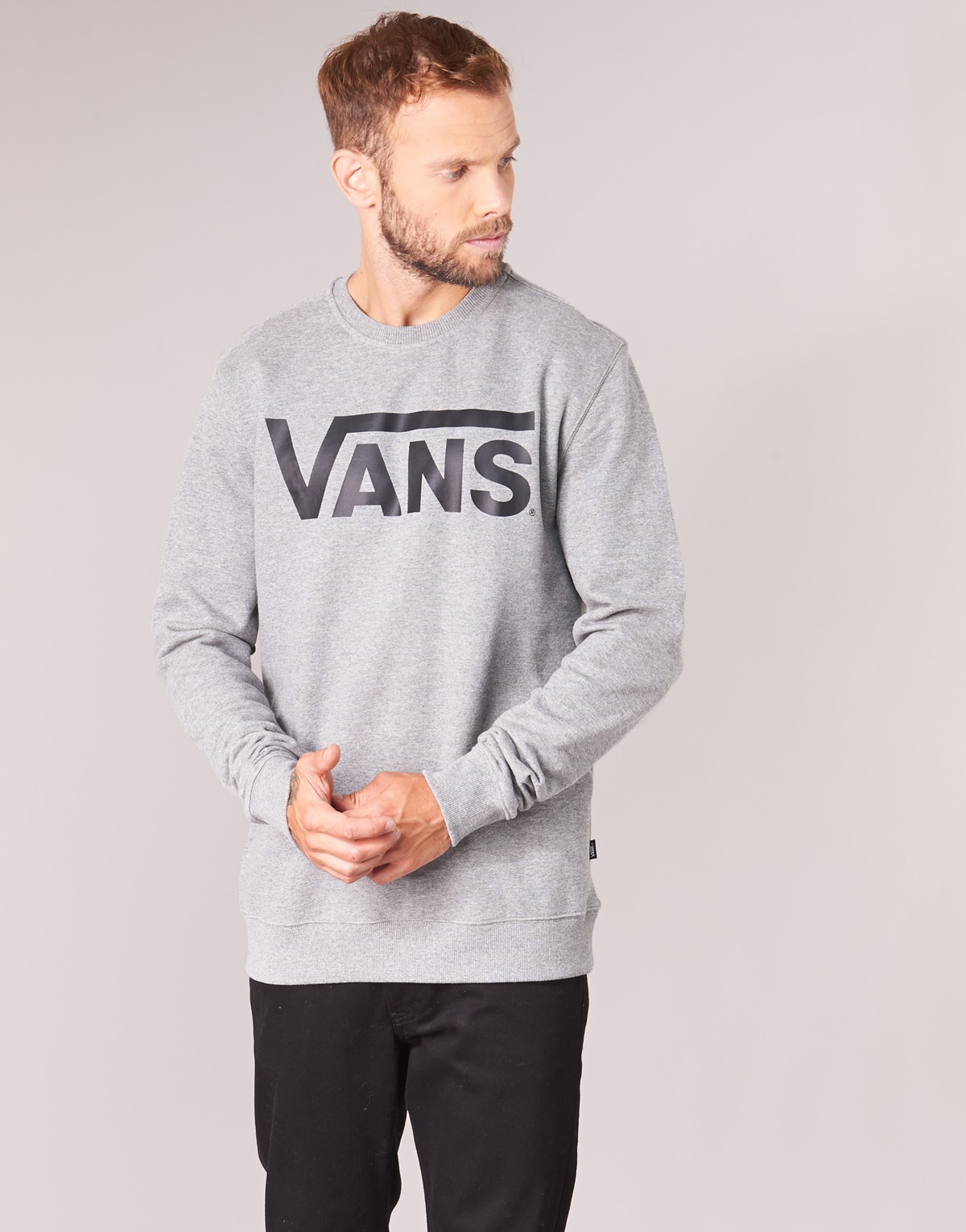 Kleidung Herren Sweatshirts Vans VANS CLASSIC CREW Grau