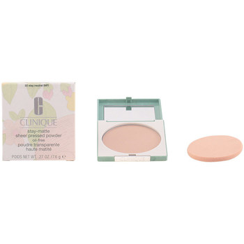 Beauty Damen Blush & Puder Clinique Stay Matte Sheer Pressed Powder 02-stay Neutral 