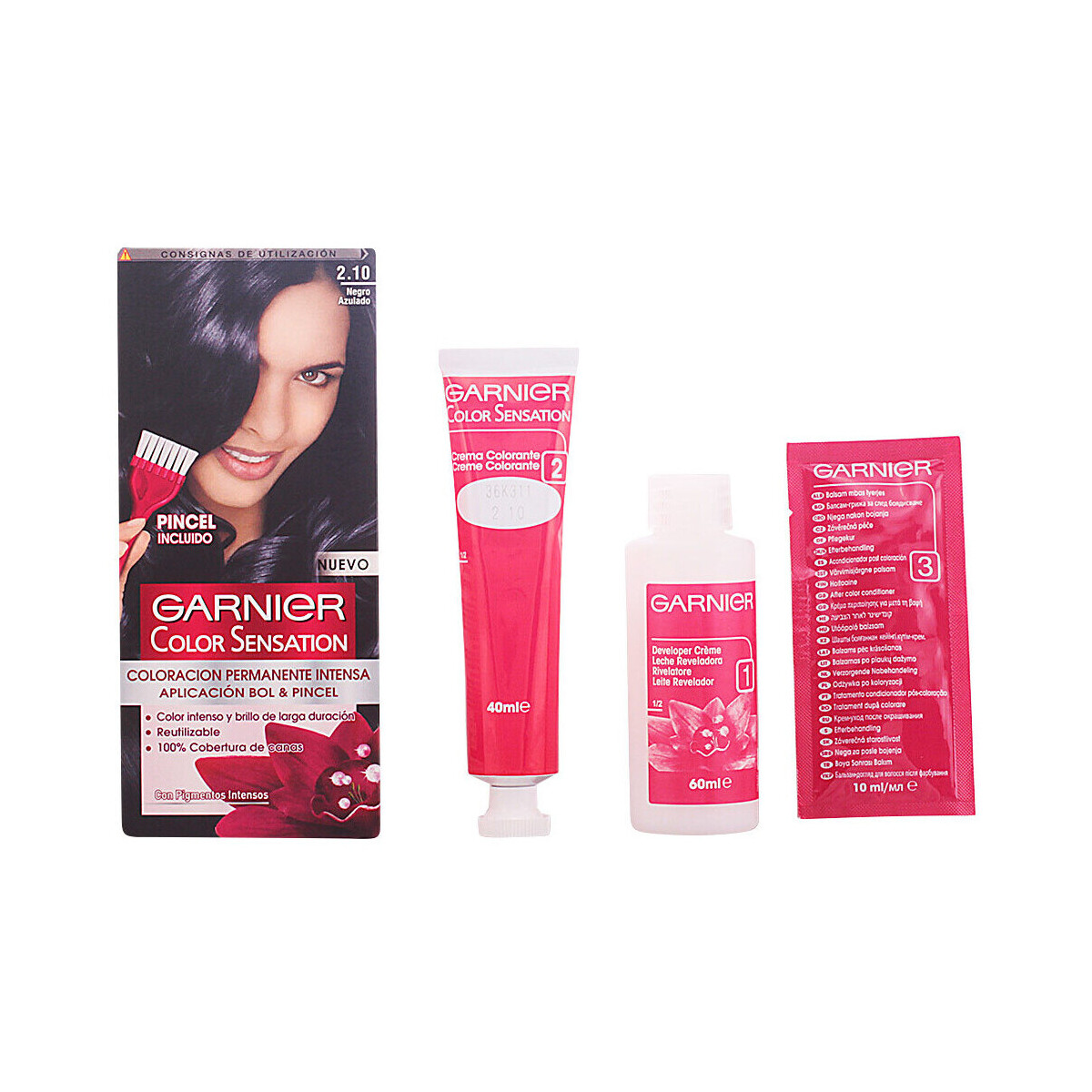 Beauty Haarfärbung Garnier Color Sensation 2.10-blau Schwarz 