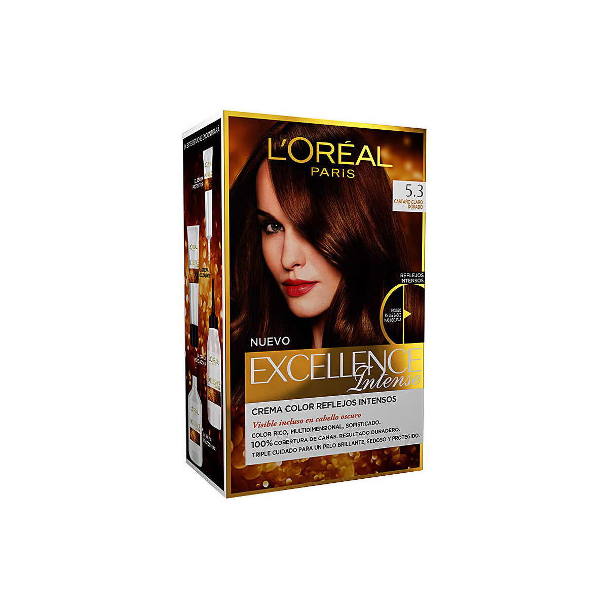Beauty Haarfärbung L'oréal Excellence Creme-farbstoff 5.3-helles Goldbraun 1 Stk 