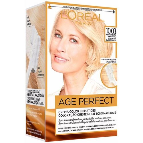 Beauty Haarfärbung L'oréal Excellence Age Perfect Haarfarbe 10.03 Sehr Helles Goldblond 1 
