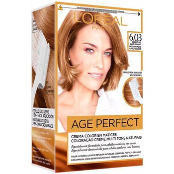 Beauty Haarfärbung L'oréal Excellence Age Perfect Haarfarbe 6.03 Strahlendes Dunkelblond 