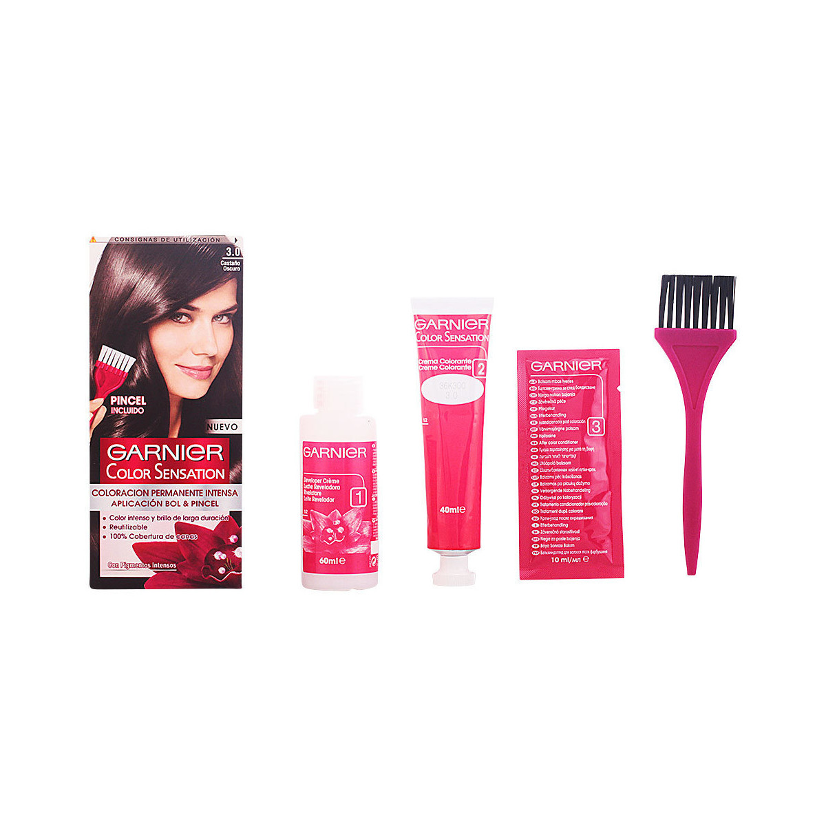 Beauty Haarfärbung Garnier Color Sensation 3-dunkelbraun 110 Gr 