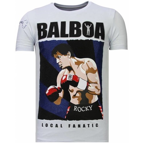 Kleidung Herren T-Shirts Local Fanatic Balboa Strass Weiss