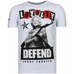 Kleidung Herren T-Shirts Local Fanatic Loyalty Marilyn Strass Weiß