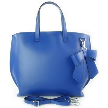 Taschen Damen Handtasche Vera Pelle SB689BLU Blau