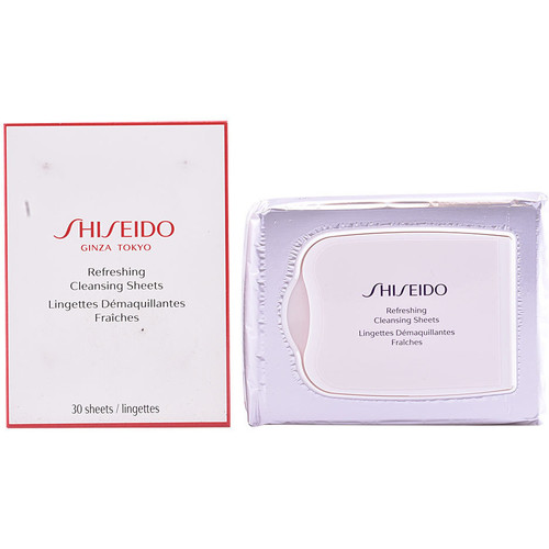 Beauty Damen Gesichtsreiniger  Shiseido The Essentials Refreshing Cleansing Sheets 30 Uds 
