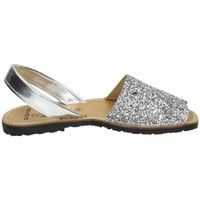 Schuhe Damen Sandalen / Sandaletten Avarca Cayetano Ortuño  Silbern