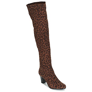 Schuhe Damen Klassische Stiefel André PRISCA 3 Leopard