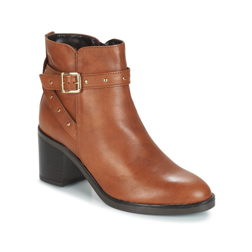 Schuhe Damen Low Boots André FRENCHY Braun