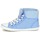 Schuhe Damen Sneaker High André GIROFLE Weiss / Blau