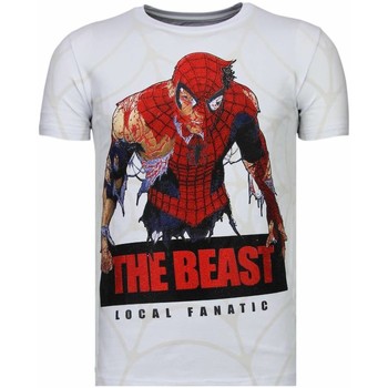 Kleidung Herren T-Shirts Local Fanatic The Beast Spider Strass Weiß