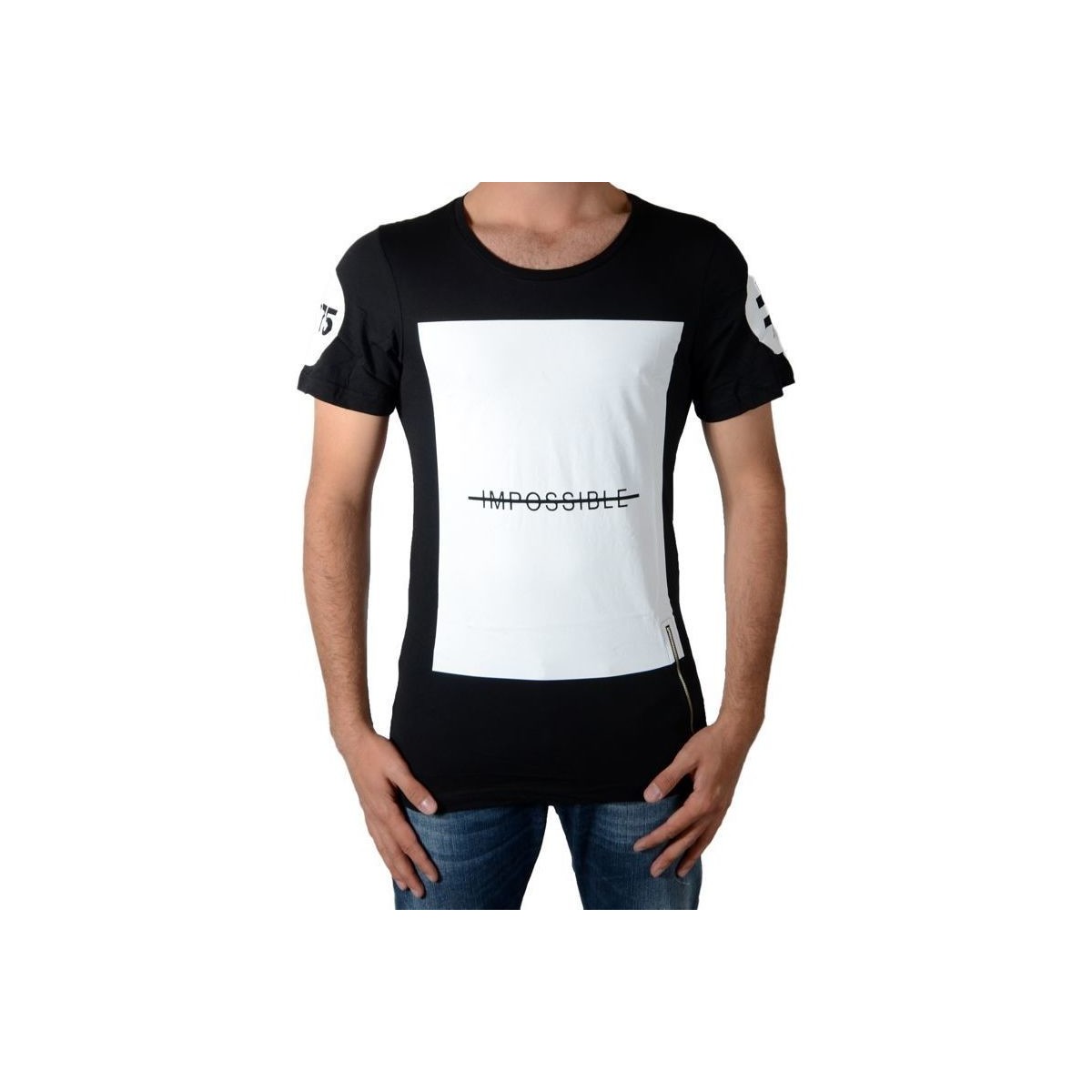 Kleidung Herren T-Shirts Celebry Tees 58601 Schwarz