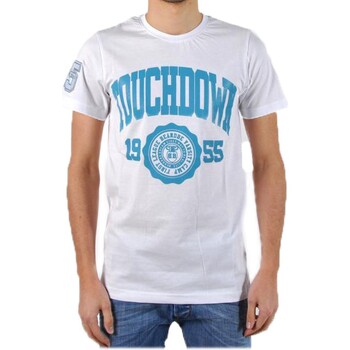 Kleidung Herren T-Shirts Be And Be Touchdown 6681 Weiss