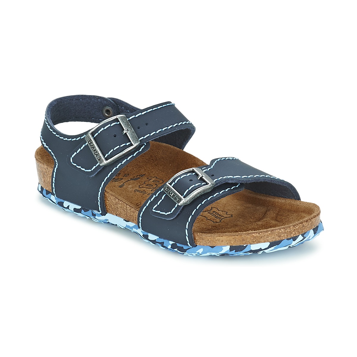 Schuhe Mädchen Sandalen / Sandaletten Birki's NEW YORK Blau