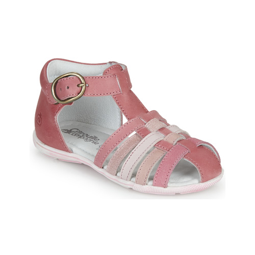 Schuhe Mädchen Sandalen / Sandaletten Citrouille et Compagnie RINE Rosa / Multicolor