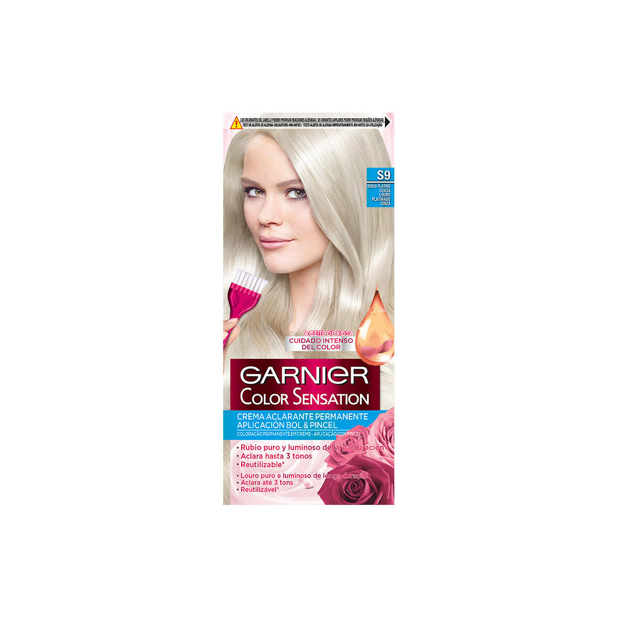 Beauty Haarfärbung Garnier Color Sensation s9-asche Platinblond 120 Gr 