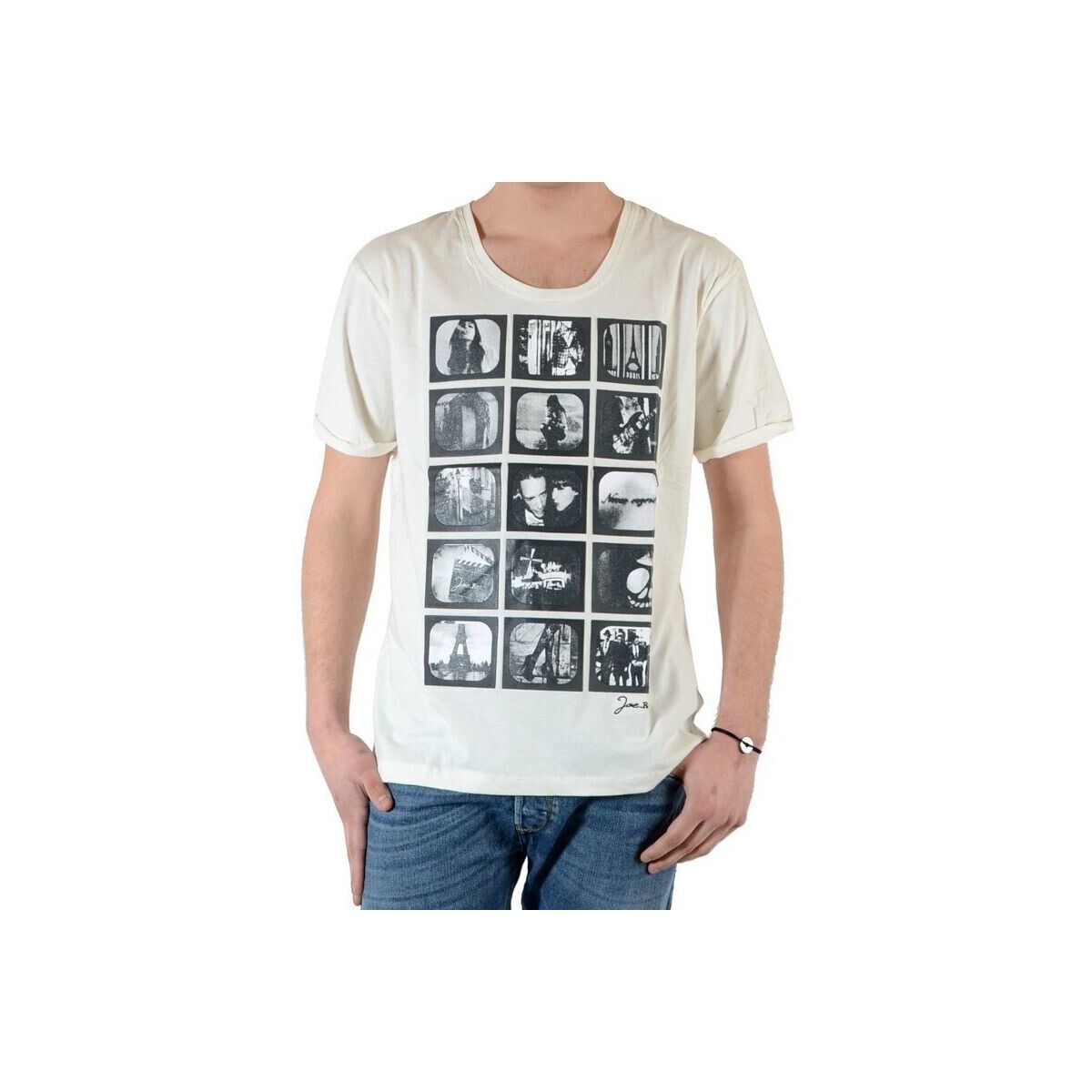 Kleidung Herren T-Shirts Joe Retro 30064 Weiss