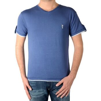 Kleidung Herren T-Shirts Marion Roth 55786 Blau