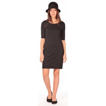 Kleidung Damen Kleider Vero Moda Lynette 2/4 pocke dress noir Schwarz