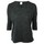 Kleidung Damen T-Shirts Vero Moda Poda Cool 3/4 Top GA 10115471 Noir Schwarz