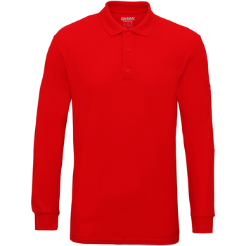 Kleidung Herren Langärmelige Polohemden Gildan 85900 Rot