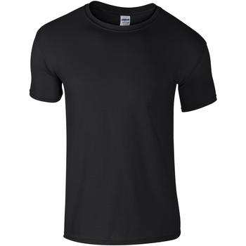 Kleidung Herren T-Shirts Gildan Soft-Style Schwarz