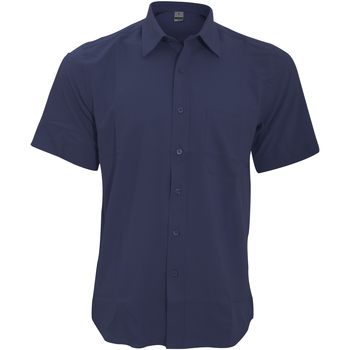Kleidung Herren Kurzärmelige Hemden Henbury HB595 Blau
