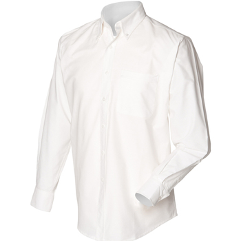 Kleidung Herren Langärmelige Hemden Henbury HB510 Weiss
