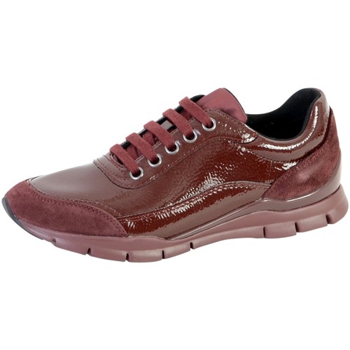 Schuhe Damen Sneaker Low Geox 114639 Rot